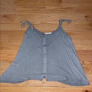 Flowy grey tank top